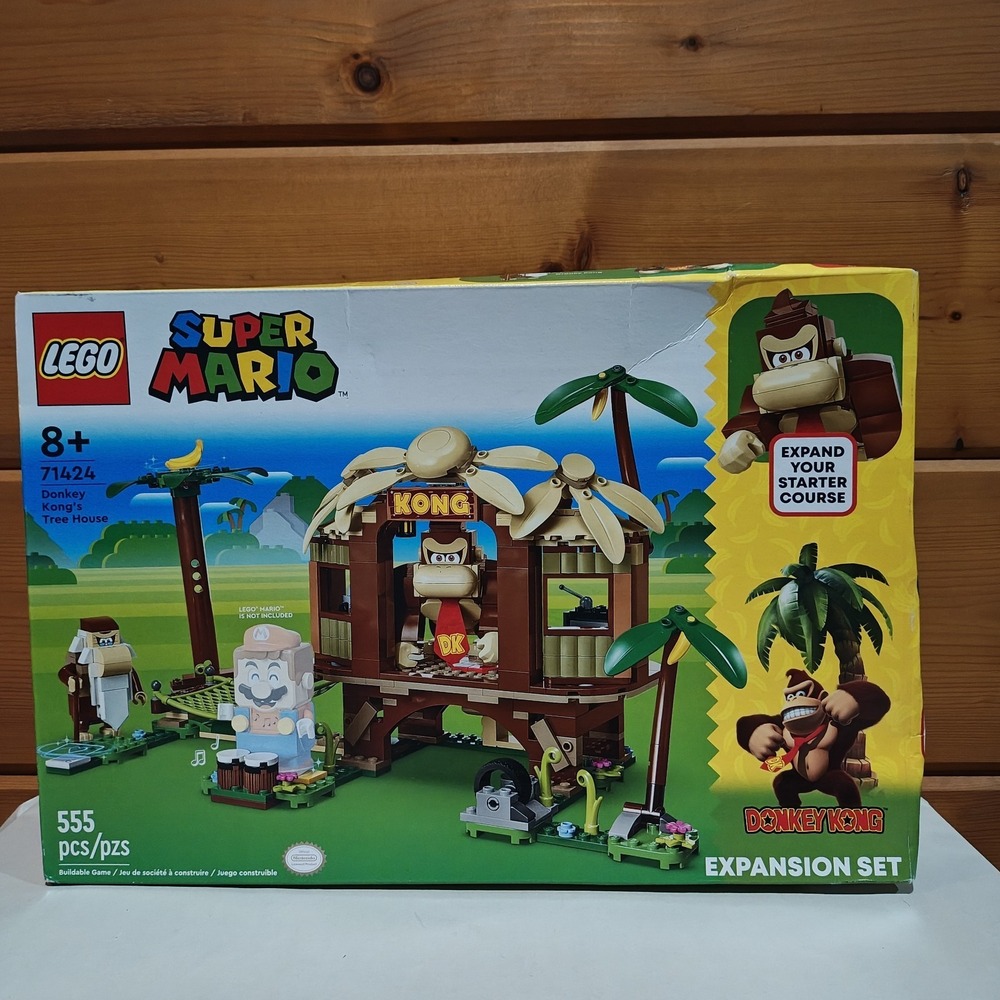 LEGO Super Mario: Donkey Kong's Tree House Expansion Set (71424) New Sealed Box‎